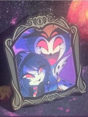 Helluva Boss Stolas & Octavia Lenticular Pin